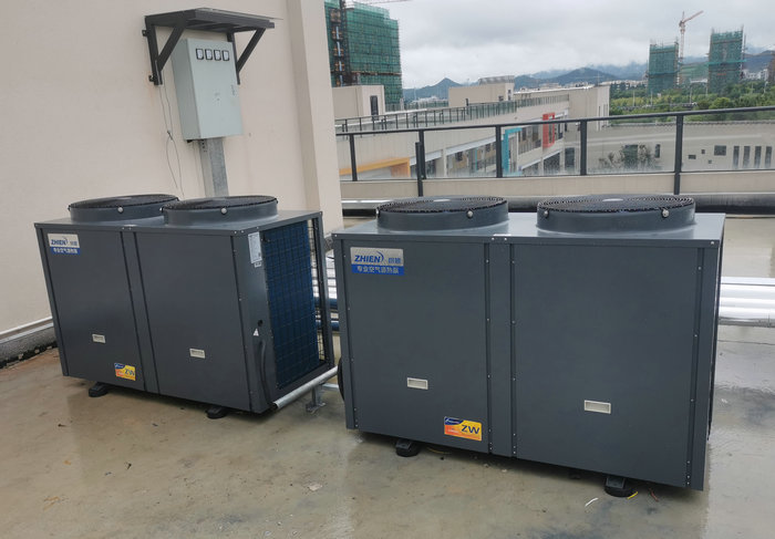 安吉幼儿园空气能承压式热水工程