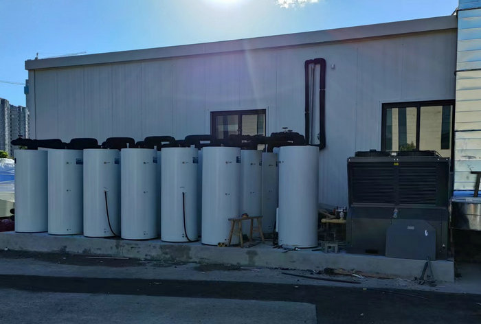 浙江台州工厂宿舍楼速热承压热水系统项目